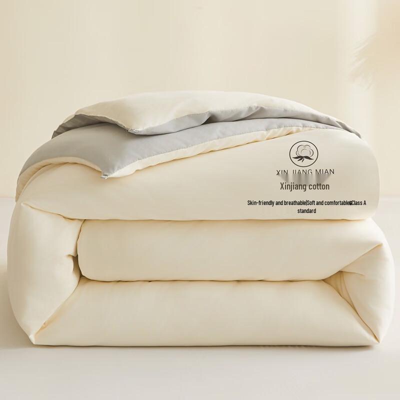 

Color-Block Xinjiang Cotton All-Season Duvet