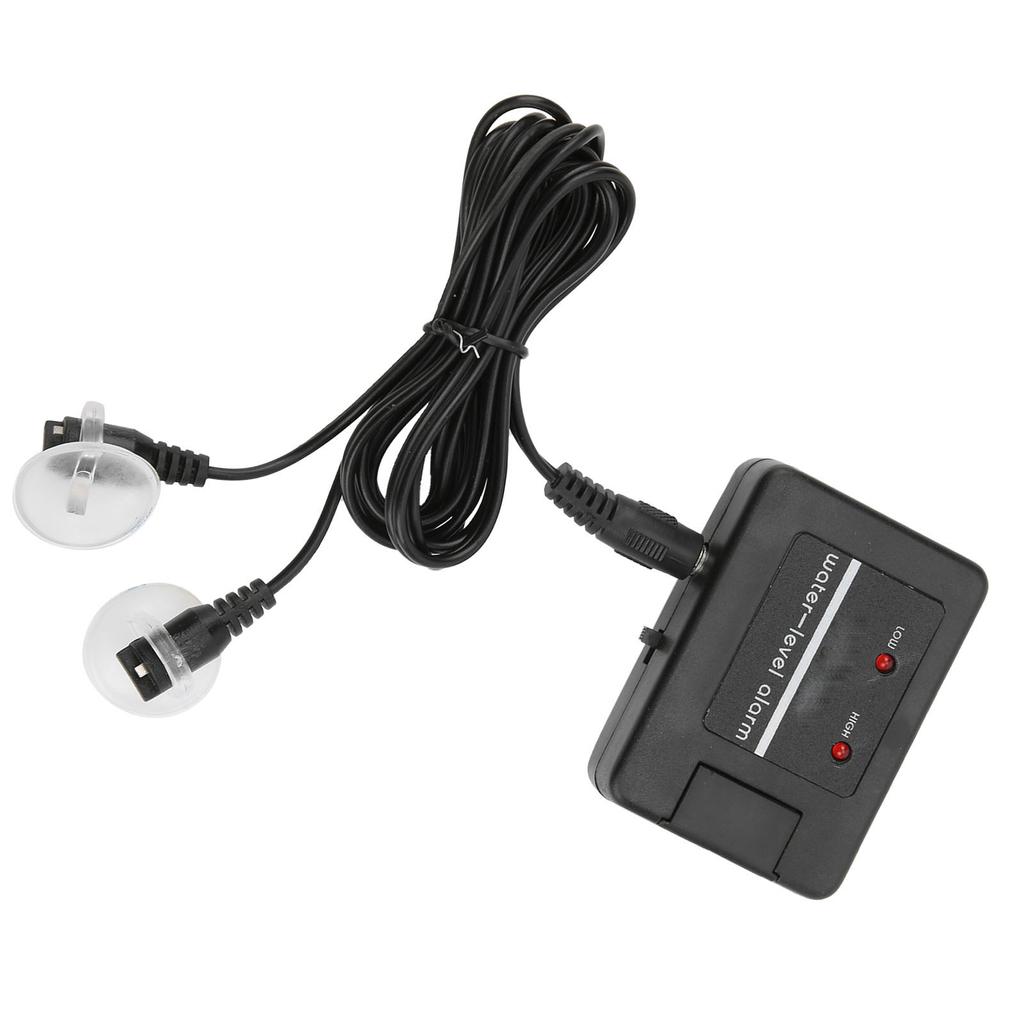 Fish Tank Water Level Alarm Waterproof Water Alarm Detector with Probe Splitter Cable