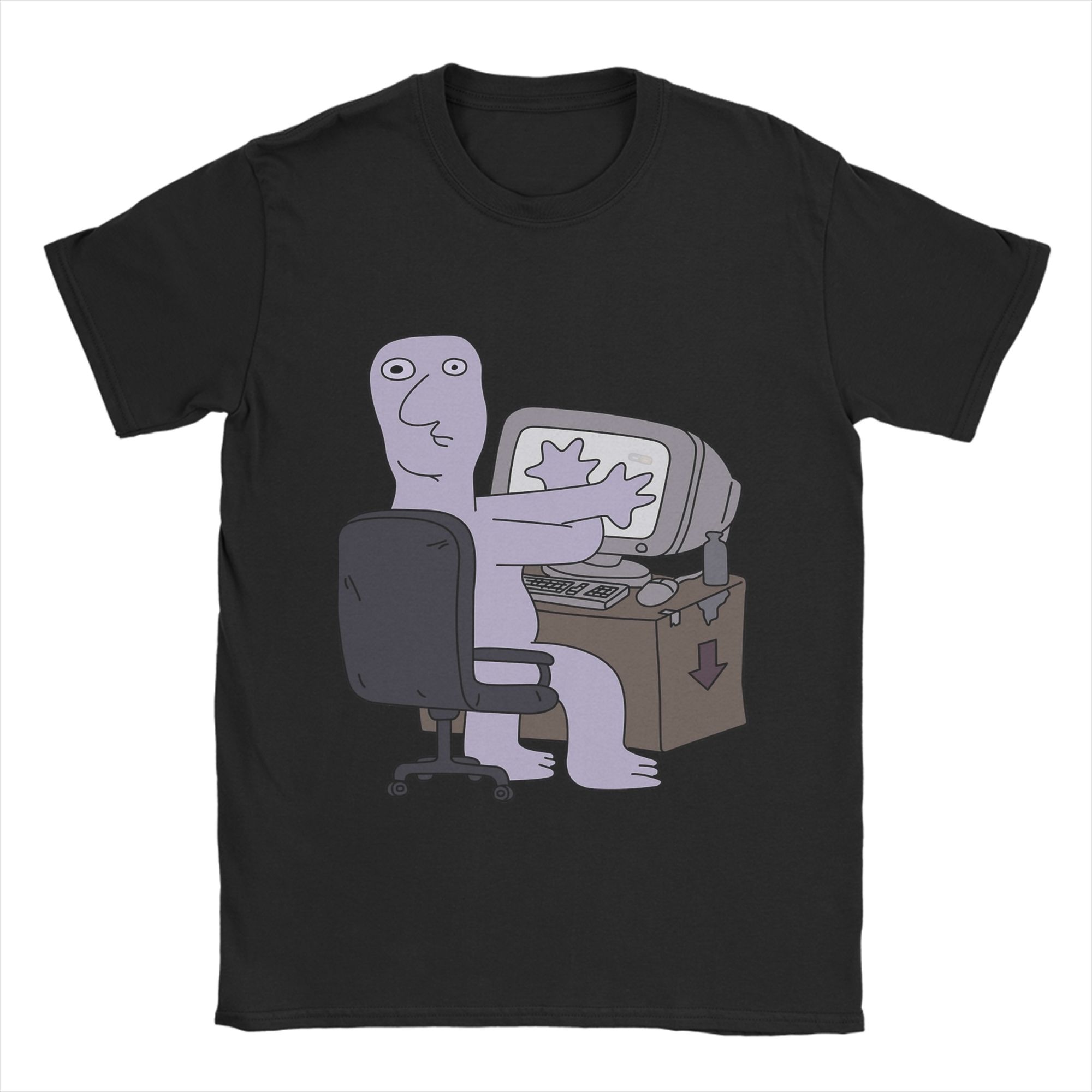 

Smiling Friends T Shirts Men Pure Cotton Funny T-Shirts O Neck Tees Short Sleeve Clothing Gift Idea 5XL різнокольоровий