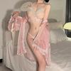 Ancient clothing embroidery flower court hanfu neck lace tulle sexy underwear