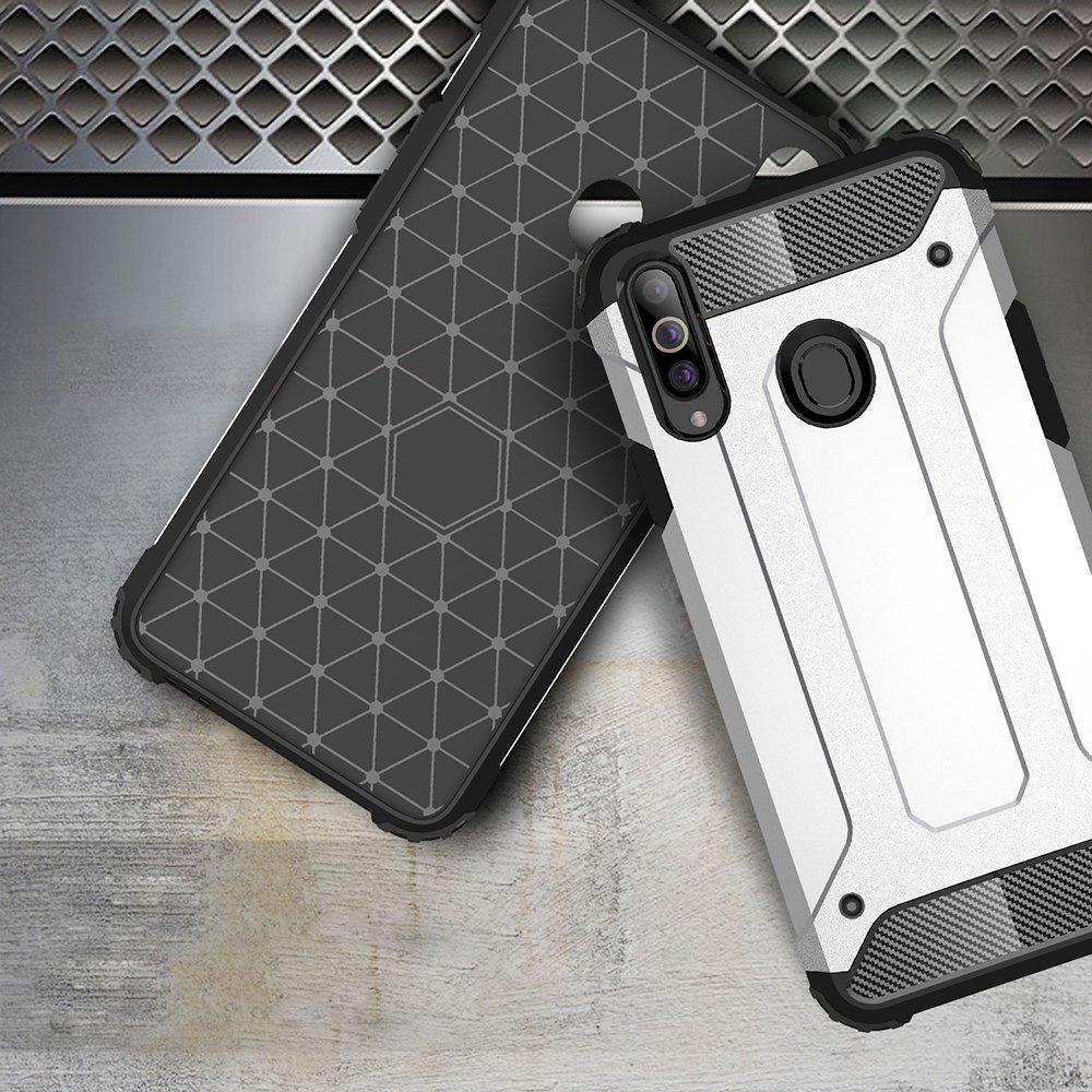 TECH ARMOR case for Samsung Galaxy A20S, Silver
