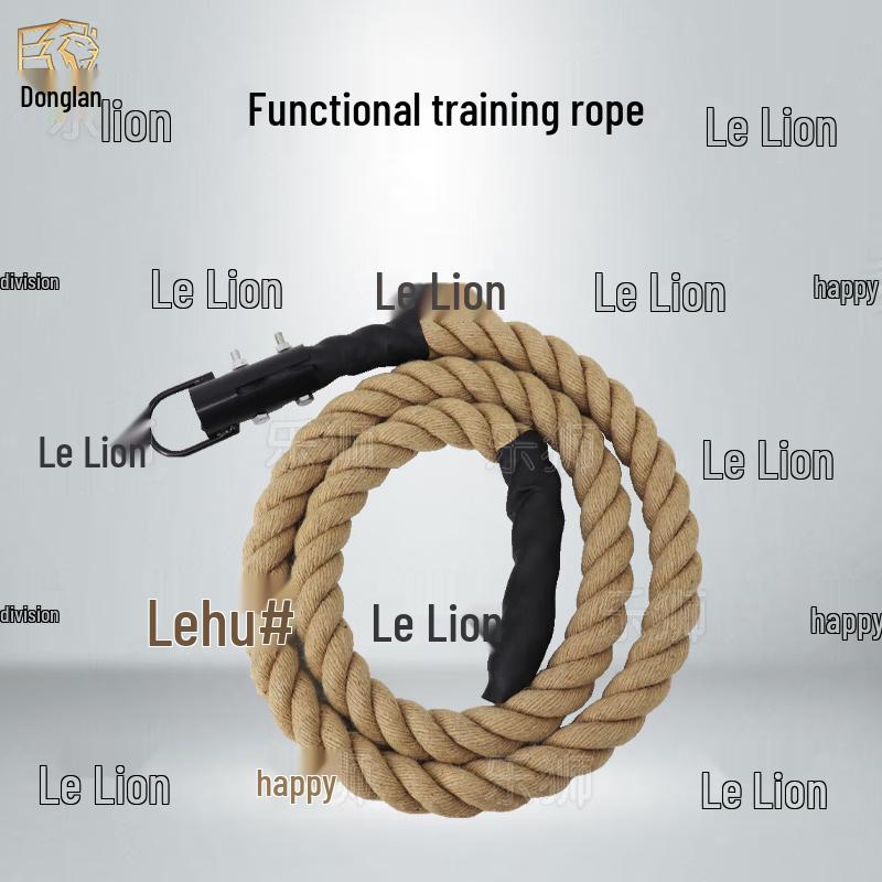 Le Lion Jute Fitness Climbing Rope with Hook