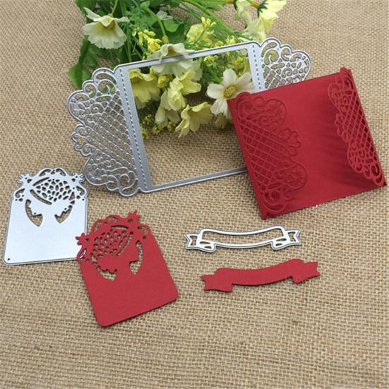 Flower Vine Lady Metal Cutting Die Scrapbooking DIY Paper Craft Card Making Mold