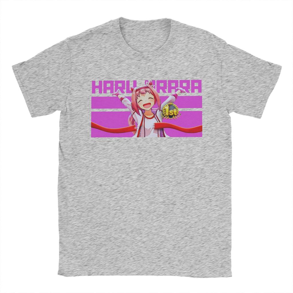 Casual T Shirt Summer Haru Urara Anime Hip Hop T Shirts Cotton Tee Shirt for Unisex Aesthetic Design Short Sleeve Clothes