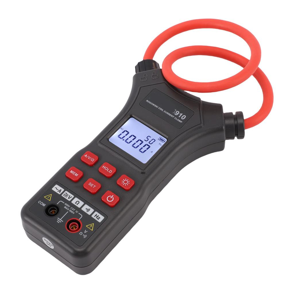 Flexible Clamp Meter AC0A 10000A AC0.1V 750V DC0.1V 1000V 0 Ohm  2000 Ohm  Digital Flexible Coil Ammeter Electrical