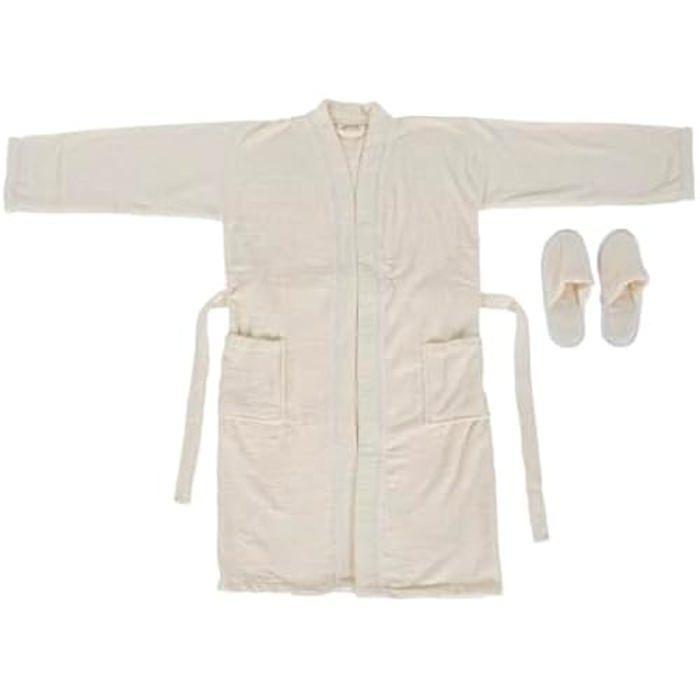 Peignoir - ESPRIT - Crème - Femme - Coton - Élégance Chic - Intérieur