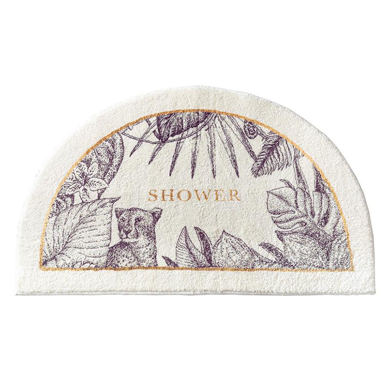 

Коврик для ванной в стиле ретро, суперабсорбирующий коврик для ванной, плюшевый коврик для спальни, кухни, входной двери, нескользящий коврик для душа, ванны, боковины 40X60CM