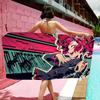 Singer Kasane Teto Microfiber Blanket Quick Drying Beach Towels Oversized Printing Super Absorbent Pool Towel Blanket