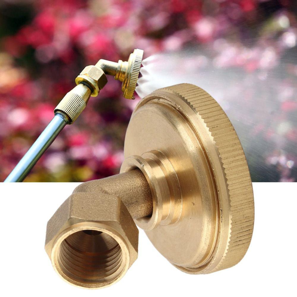 2pcs Heavy Duty Misting Nozzle Brass Misting Fitting Durable Watering Spray Nozzle  Flower Watering