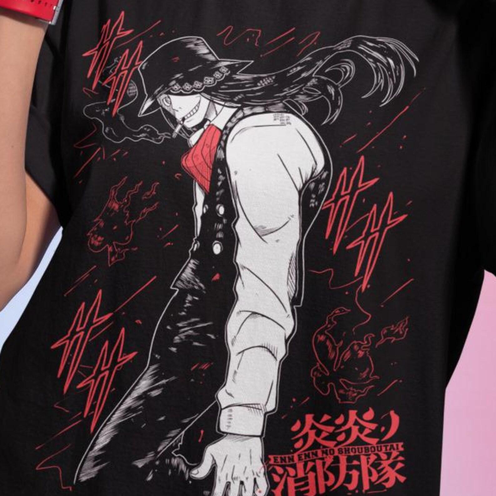 Fire Force Anime Graphic Tee, Unisex Heavy Cotton Manga Shirt S