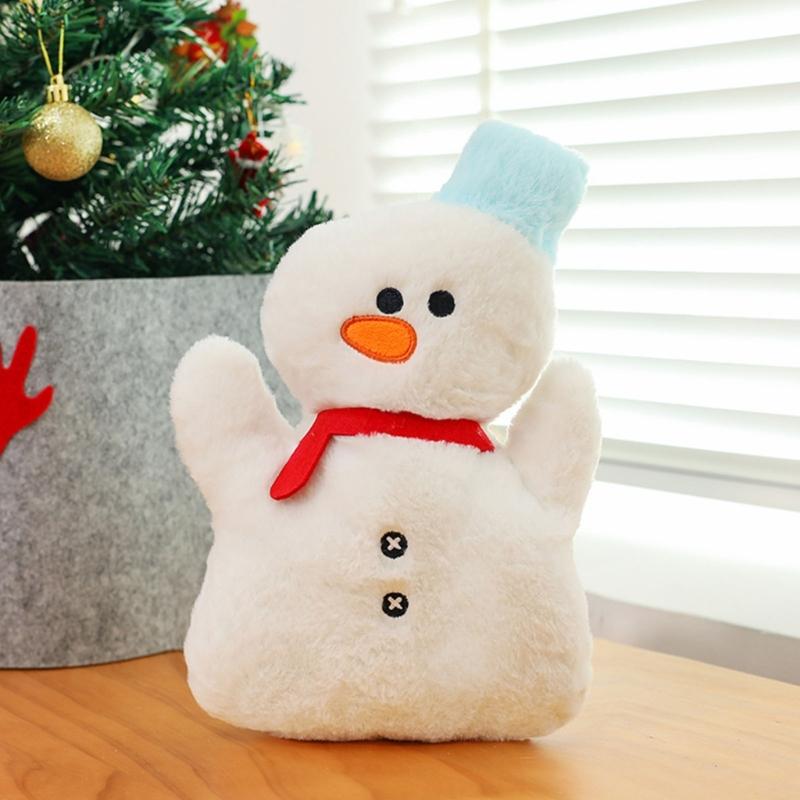 Christmas Plush Doll Christmas Stuffe Animal Toy Table Ornament Christmas Reindeer Plush Toy Gift for Women Girls