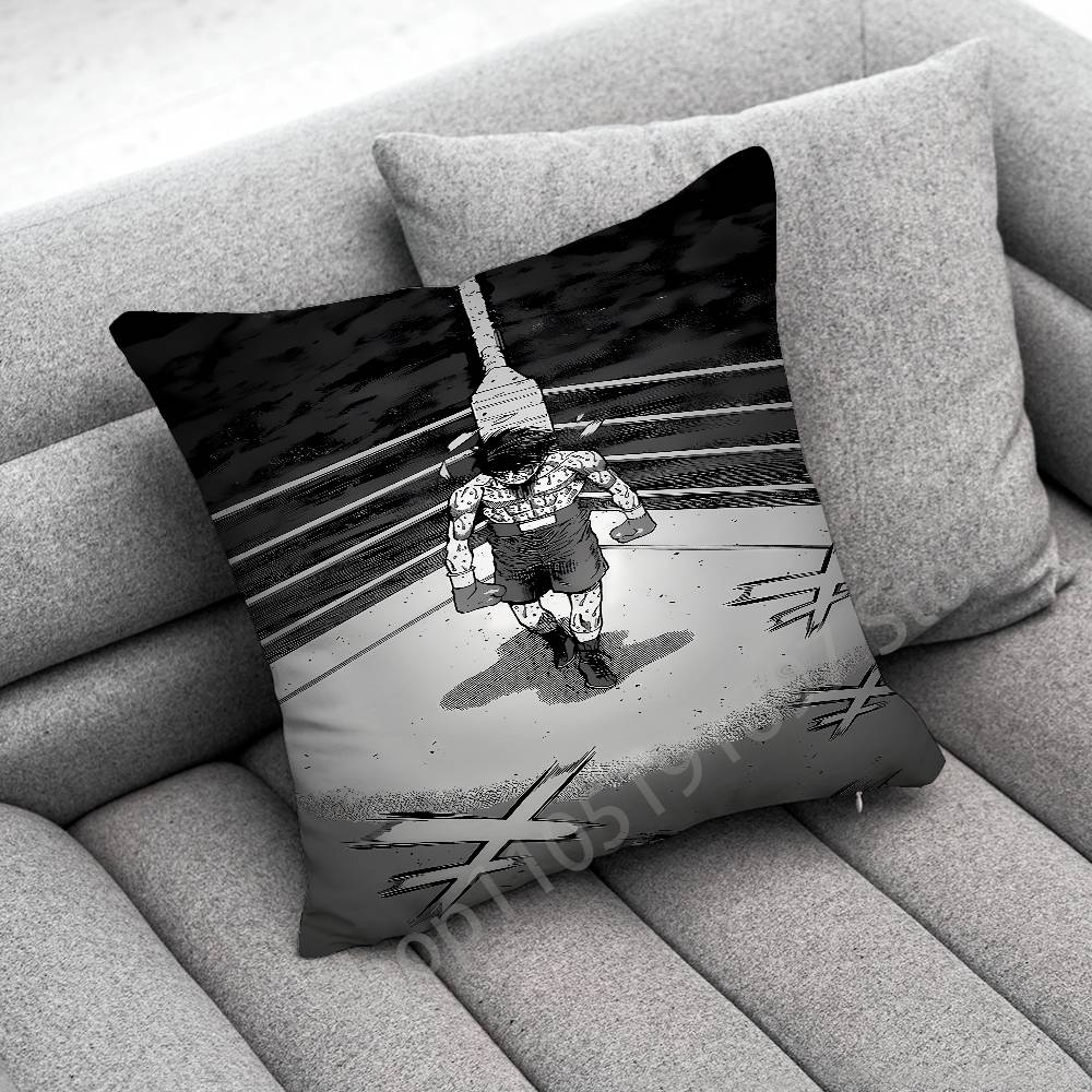 Boxing H-Hajime no Ippo Makunouchi Throw Pillow Case For 45x45cm 40x40cm 30x30cm 50x50cm 55x55cm Square Home Pillowcase Case