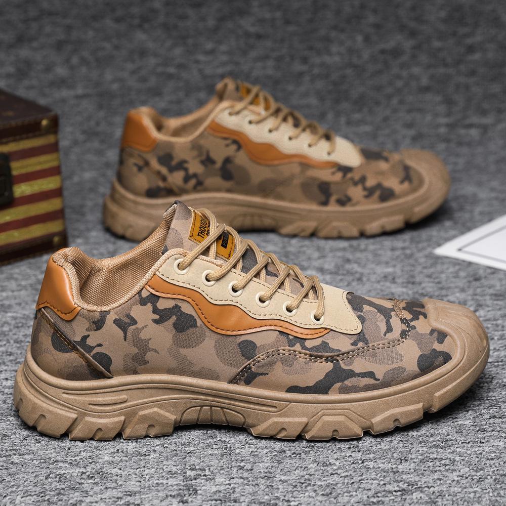 Casual versatile camouflage cloth shoes new men's sports liberation canvas shoes work work soft-soled shoes hot