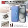 For iPhone 17 Pro Max Case Compatible with MagSafe Detachable Leather Phone Cover with Lens Film