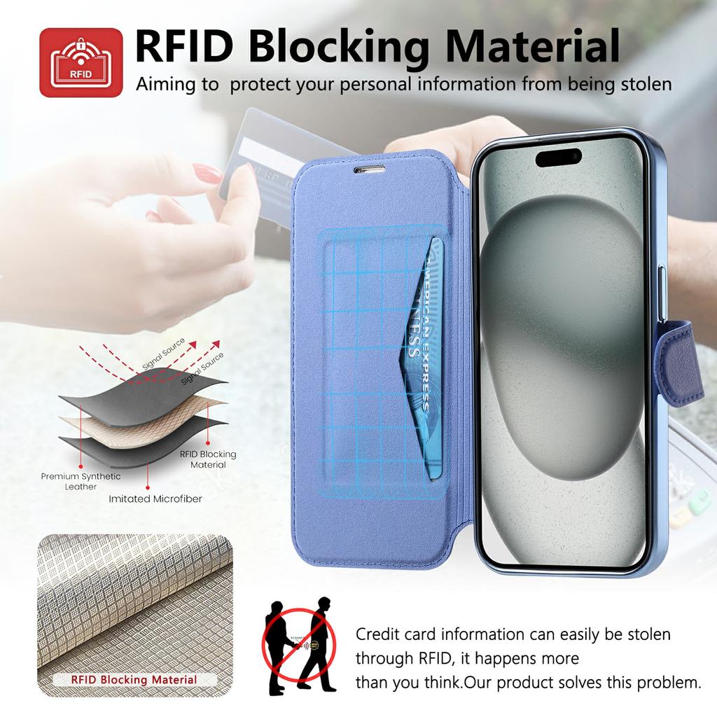 For iPhone 17 Pro Max Case Compatible with MagSafe Detachable Leather Phone Cover with Lens Film