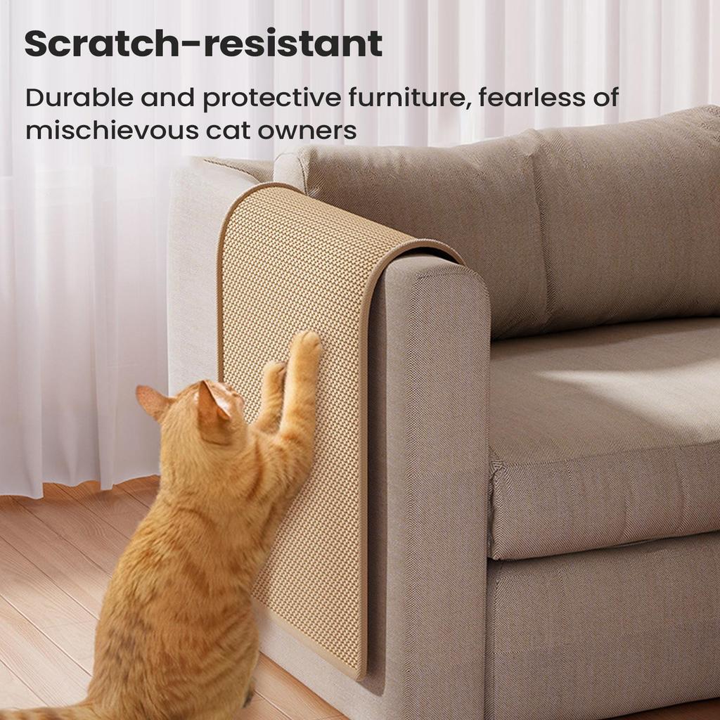 Cat Scratcher Wall Kitten Scratching Board with Toy Balls Sisal Vertical Indoor Couch Pet Furniture Protector Scratcher