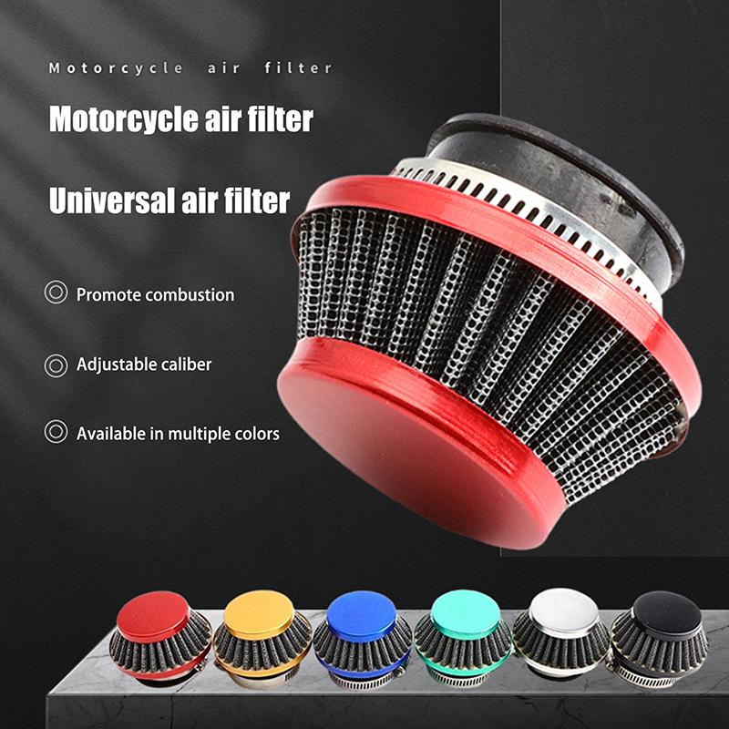 1 Piece Push Mini Moto Pocket Bike Atv Quad Motorcycle Parts Universal 35Mm-60Mm Air Filter Clearner For Gas Motorized Bicycle