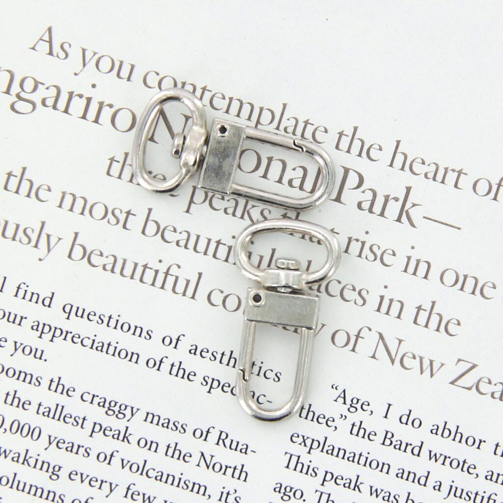 20x 13mm Swivel Trigger Clips Snap Hooks Clasps Keychains Bags Dog Leashes Craft