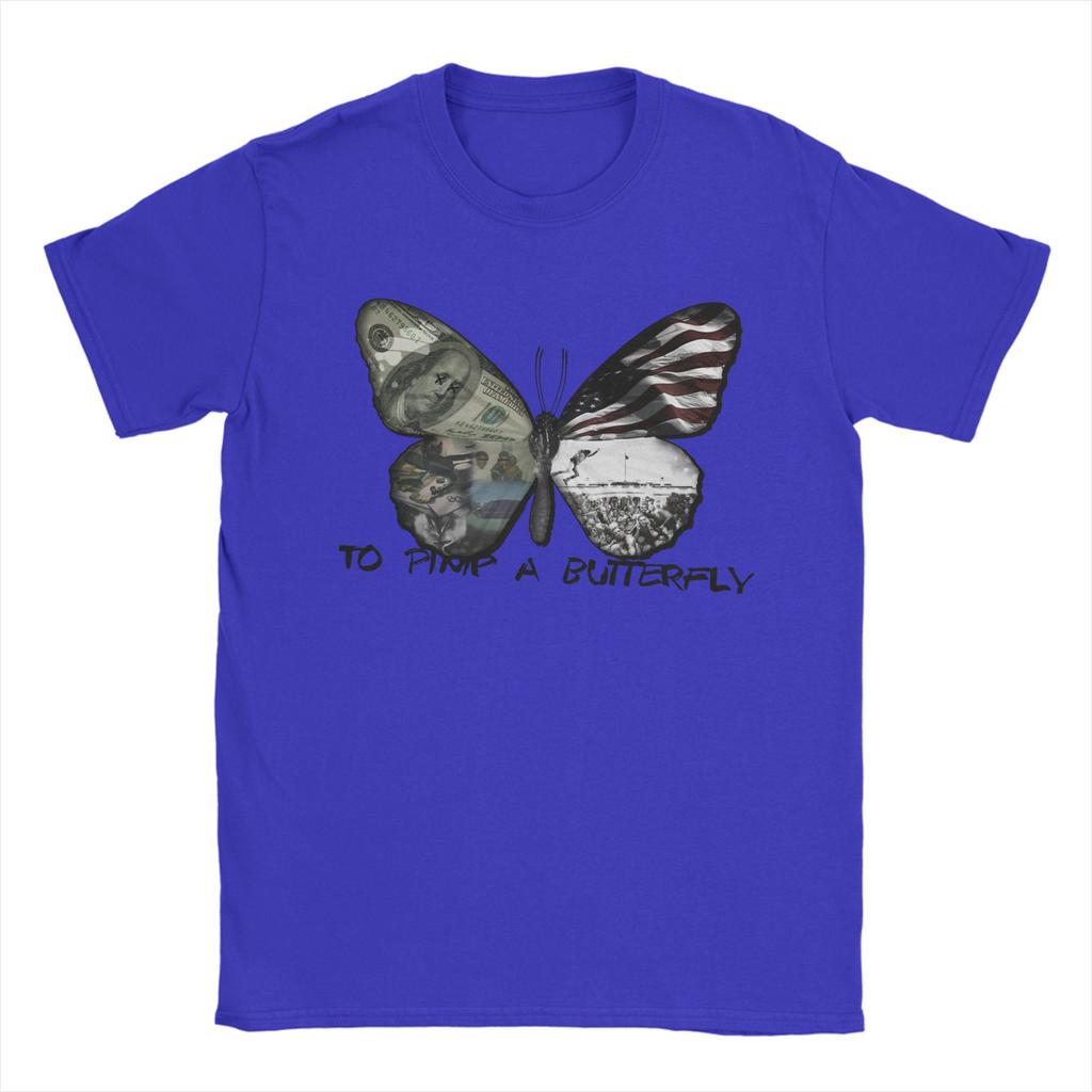 Men To Pimp A Butterfly Kendrick Lamar T Shirts Pure Cotton Tops Fashion Short Sleeve Crew Neck Tee Shirt Plus Size T-Shirt