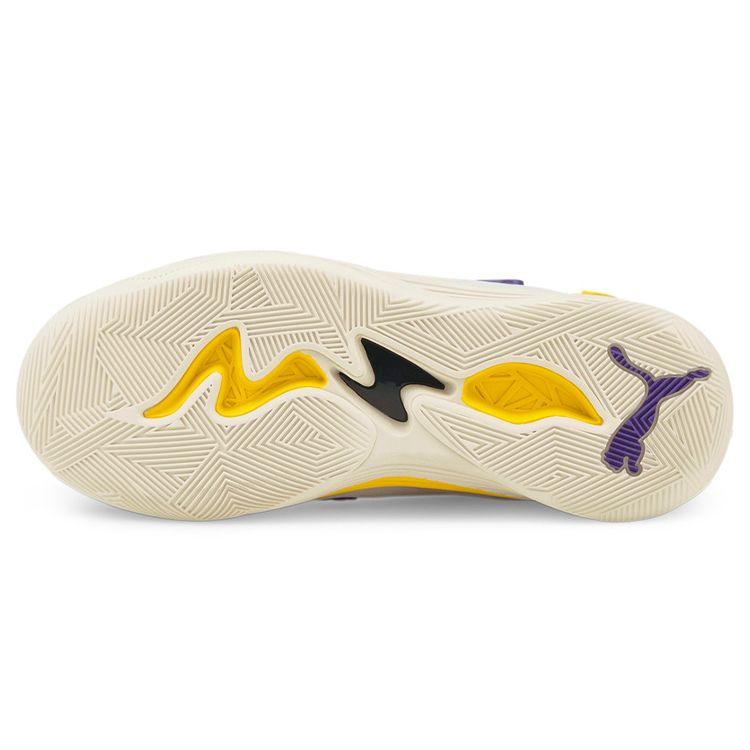 Puma TRC Blaze Court Weiß Spectra Gelb Unisex Sneaker 376582-07