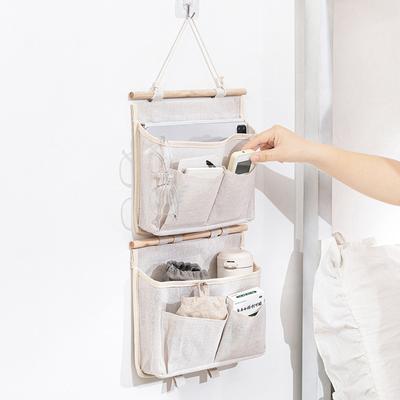 Wall Storage Bag Fabric Hanging Bag Dormitory Bedside Storage Bag Hanging Bag Dormitory Bed Student Hanging Bag