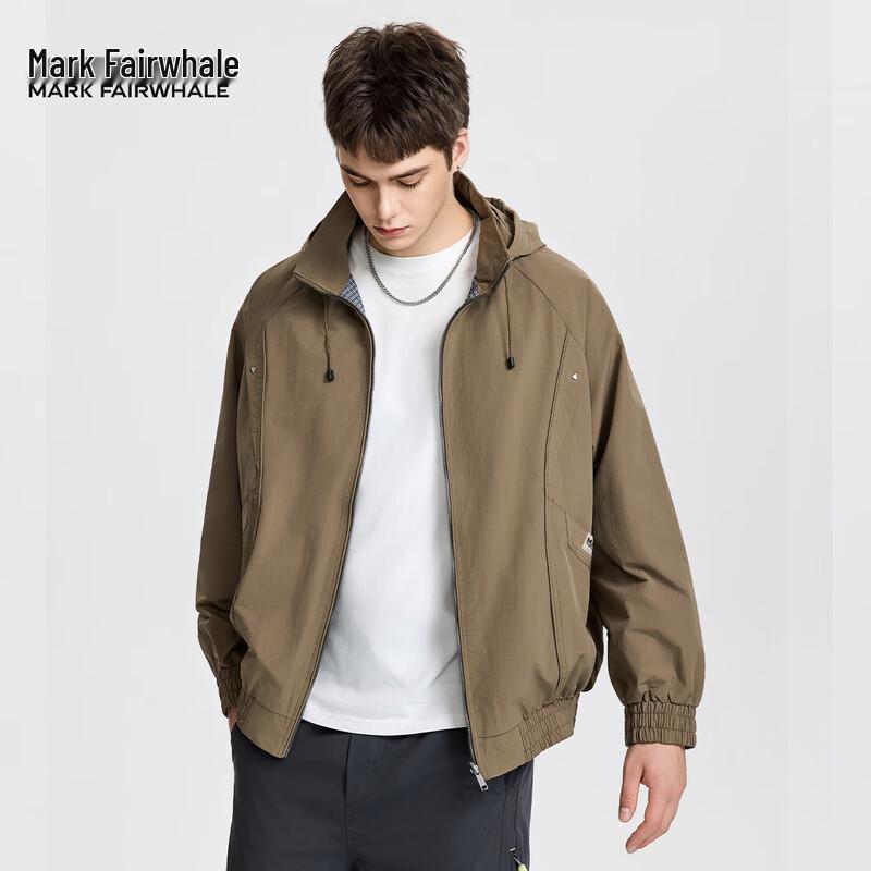 

Mark Fairwhale Men s Reversible Hooded Retro Jacket 3XL