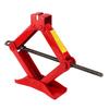Nůžkový zvedák Profesionální zvedák kufru auta Pneumatika Železná rukojeť Zvedací nástroj červený pro Outdoors1T