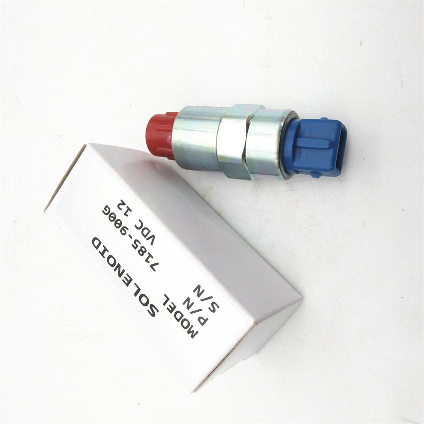 12V Fuel Pump Solenoid 7185-900G for Delphi JCB Perkins Diesel Shut Off Solenoid Valve