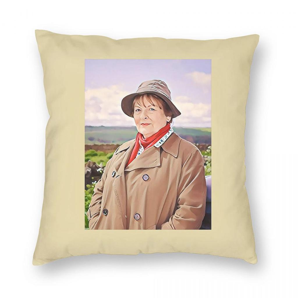 Vera Stanhope Portrait Pillowcase Polyester Linen Velvet Pattern Zip Decorative Pillow Case Home Cushion Cover