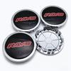 4 piezas/Set 75 mm / Clips 65 mm Emblema Insignia Logo Rays Tapacubos Centrales de Rueda de Coche Tapa de Cubo de Rueda Tapa de Cubo de Llanta Reemplazo Accesorios para Coche