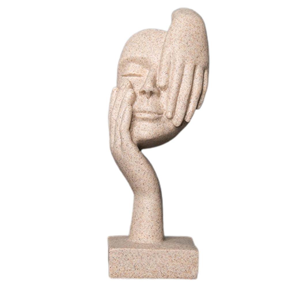 Figurine European Style Gifts Abstract Resin Statue for Home