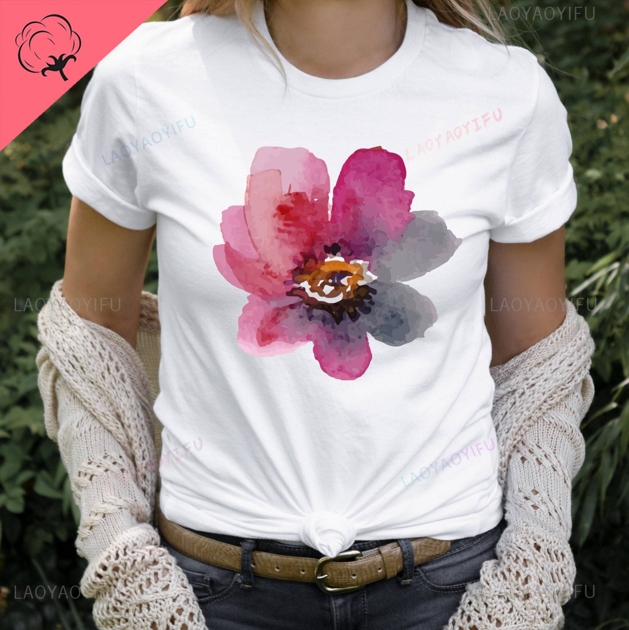 

Винтажная футболка «Овощной сад» Органическая футболка CottageCore Бохо-графика Фуди Садовод Вегетарианский подарок Харадзюку Женская одежда 4XL