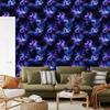 Navy Blue and Watercolor Galaxy Wallpaper, Fine Detail 50x1000
