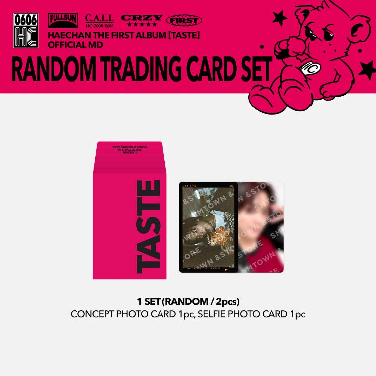 Pre-order HAECHAN The First Album TASTE Random Trading Card Set