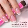 3 in 1 French Nail Brush with Multifunctional Head - Fine Nail Brush for Gel and Acrylic Nails for Precise Cleaning
