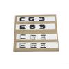 1set New Car Styling For  E63 C63 Emblem Rear Trunk Number Letter Badge Sticker