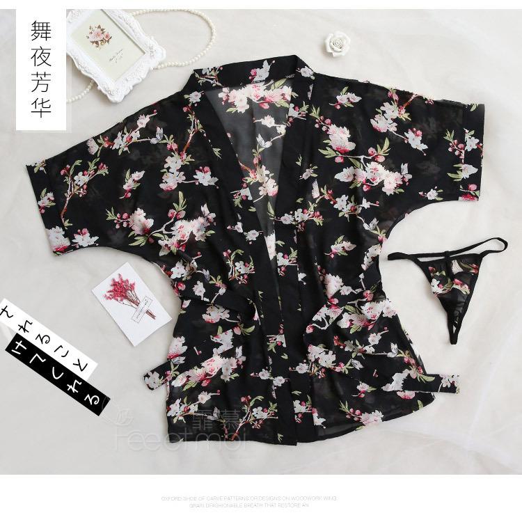 

Забавный шифоновый халат, забавный пижамный комплект 90-65Kg