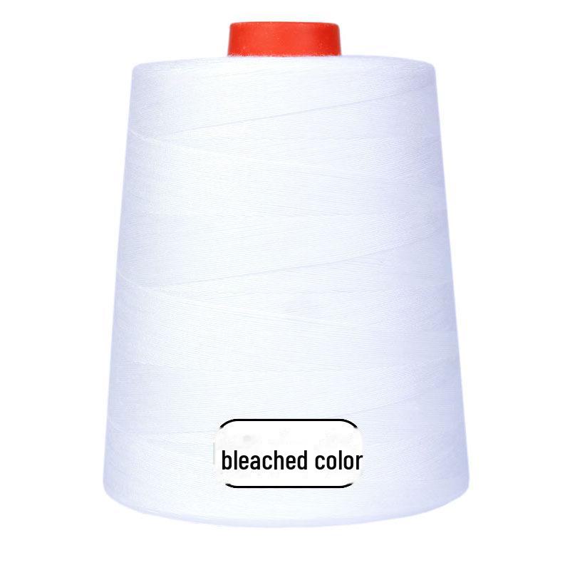 Fengtian 403 High-Speed Polyester Sewing Thread Roll - Black & White Pagoda Thread for Computerized Flat Sewing Machines
