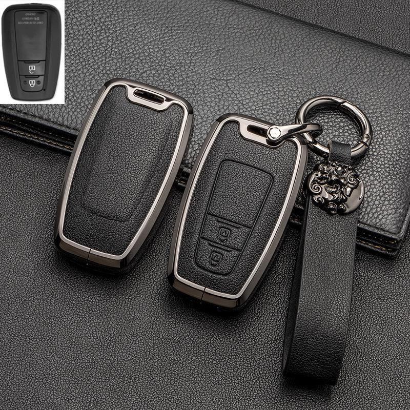 Full-Cover Metal Key Case for Toyota Corolla, RAV4, Rongfang, Wilanda, Levin, Camry
