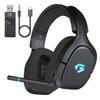 Gaming Headset Verbindung Kabellose Kopfhörer Geringe Latenz 50mm Treiber Geringe Latenz PS5 Headset 40H Drehfunktion mit Drehsitz Kompatibel mit