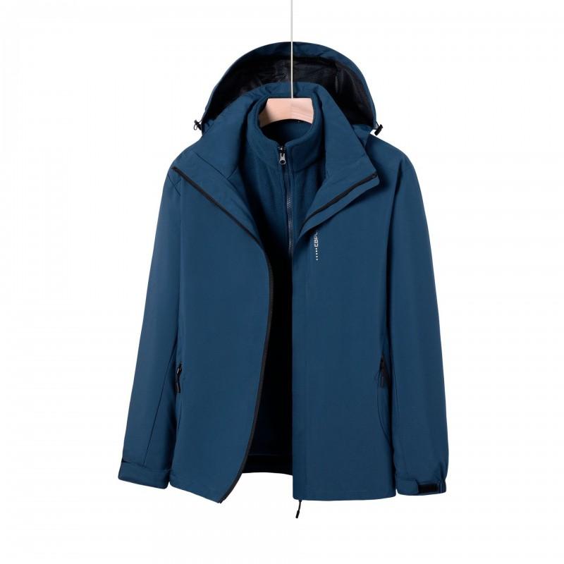 Men Women Waterproof Windproof Hiking Jacket Outdoor Climbing Coat Lightweight Breathable Fall Winter Hooded Sportwear