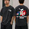 2026 Soccer Oversized Acid Wash Shirt, USA Mexico Canada Soccer Tee, Vintage Mineral Wash Football Shirt, Tournament Fan Shirt, Unisex Gift