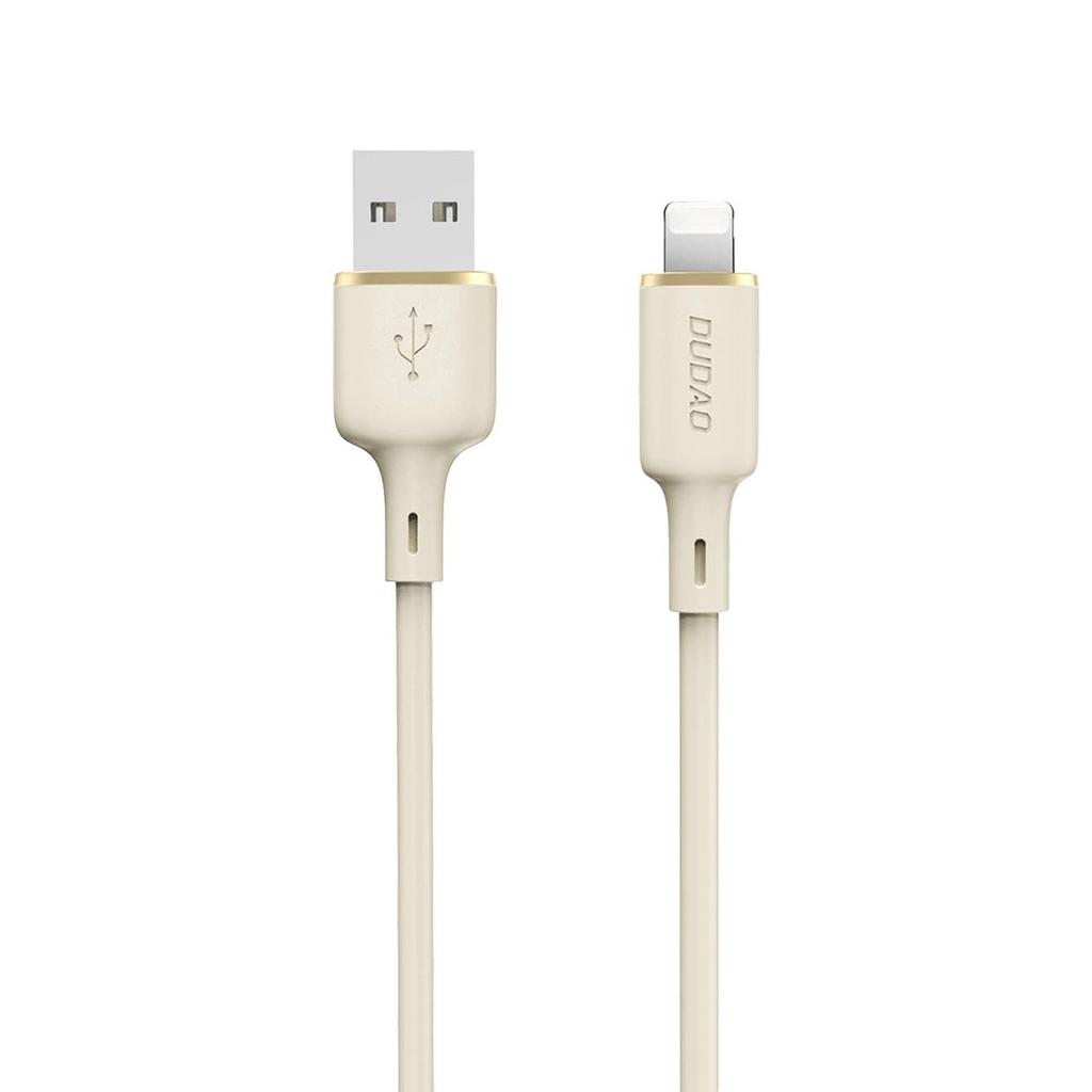 Kabel Dudao L7Sl Usb-A - Lightning 5A 1M - Beżowy