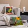 Drink Wine L-Limoncello Lemon Drop Pillow Case Sofa Living Room Bedroom Headboard Backrest Cushion Square Cushion