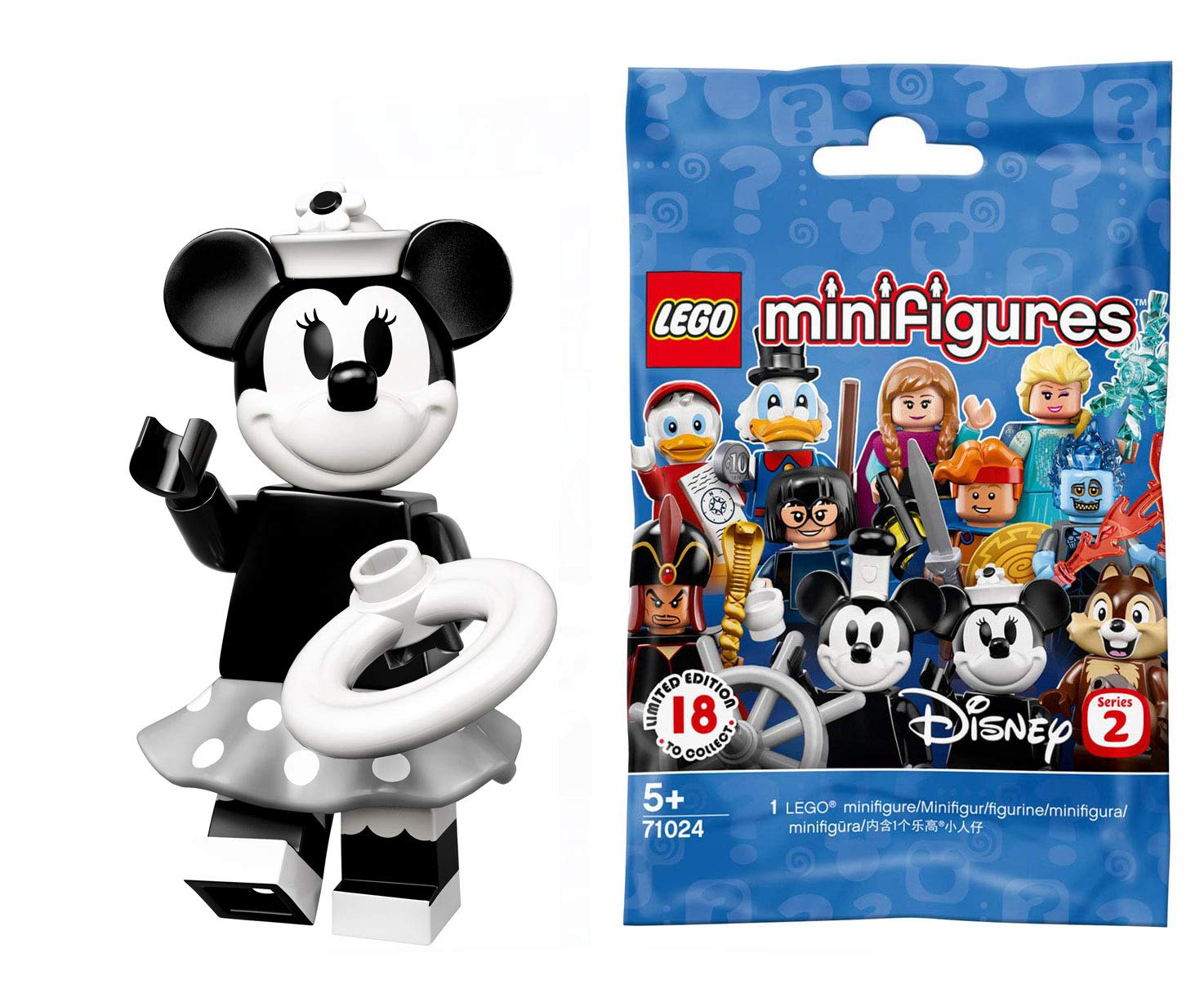 

LEGO Disney Series 2 Vintage Minnie Mouse Minifigure (Unopened) [71024-2]
