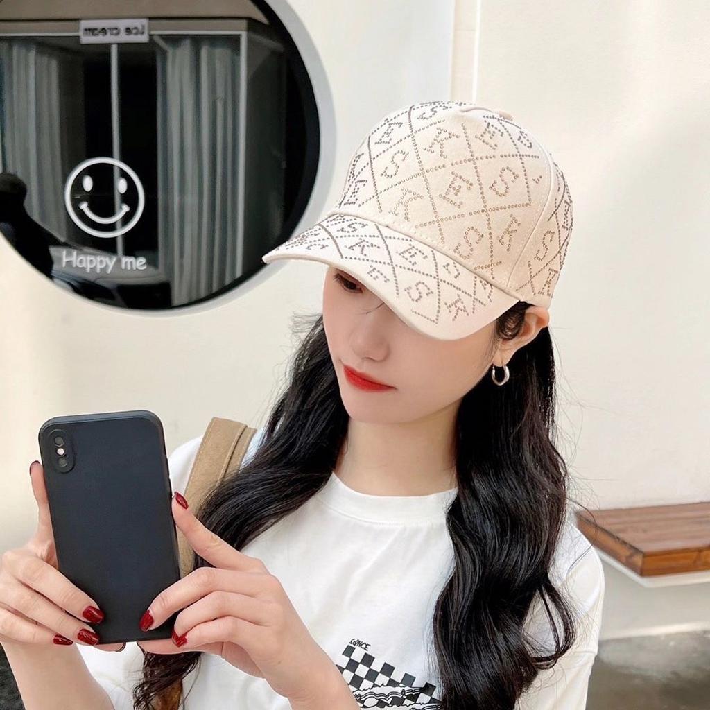 Diamond-encrusted Letter Cap Children's Spring and Autumn Summer Fashion Versatile Temperament Baseball Cap