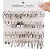 European & American C-Shaped Metal Texture Ear Cuff: Women's Retro Twist Earring Set (6-Piece).
