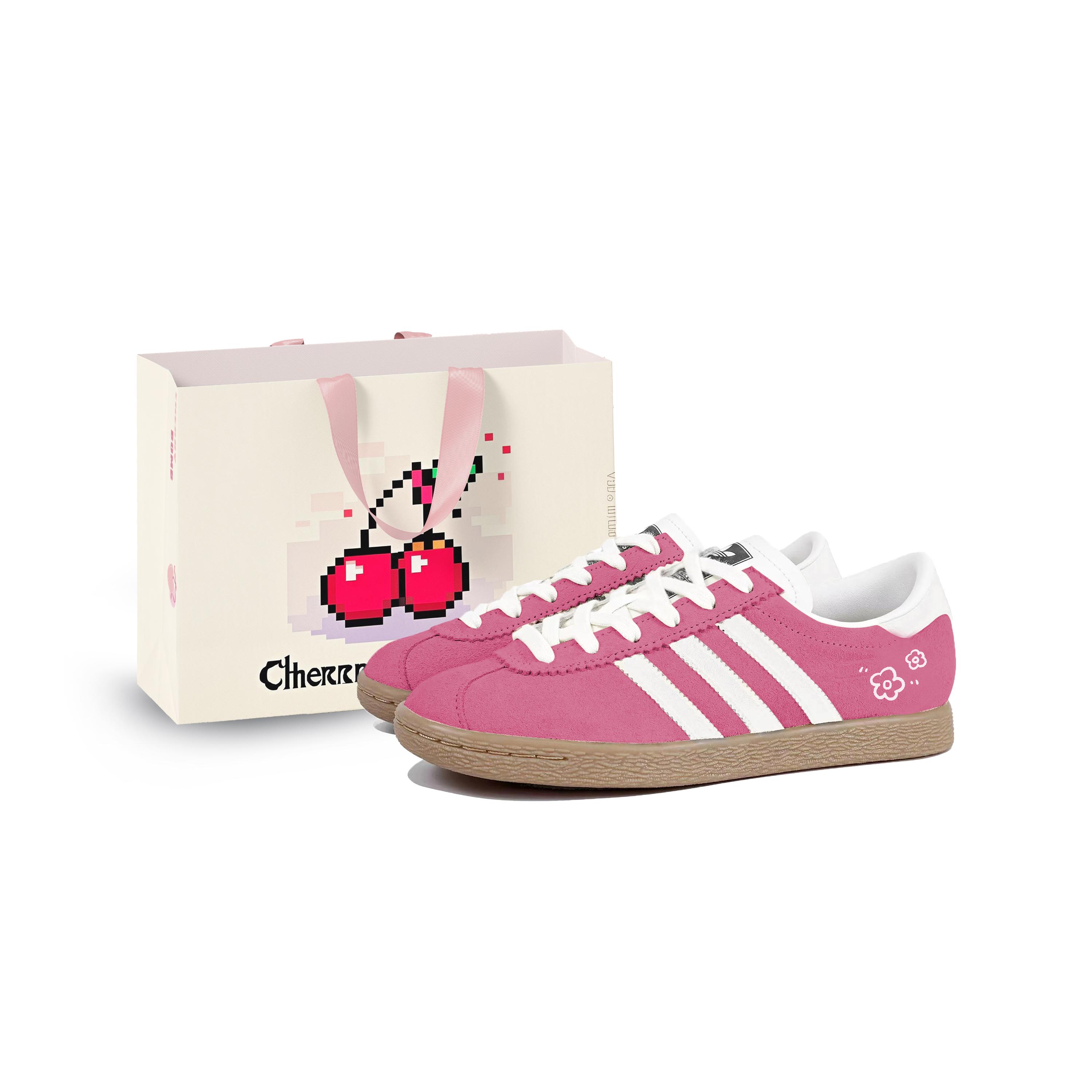 

Adidas Originals Stadt Cherry Bomb, Plum Jam Abrasion Resistant Low top German Army Trainers Unisex Pink White JR6342(Team859-BOX) 38
