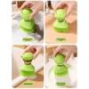 Cleaning Brush with Refillable Liquid Dispenser Soft Nylon Bristles Non-Stick Oil Removal Kitchen Brush Hand Protection Cleaning Brush