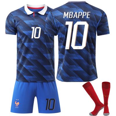 Fotbalový dres FIFA Mistrovství světa 2026 Francie pro děti a dospělé RAFA MBAPPÉ #10